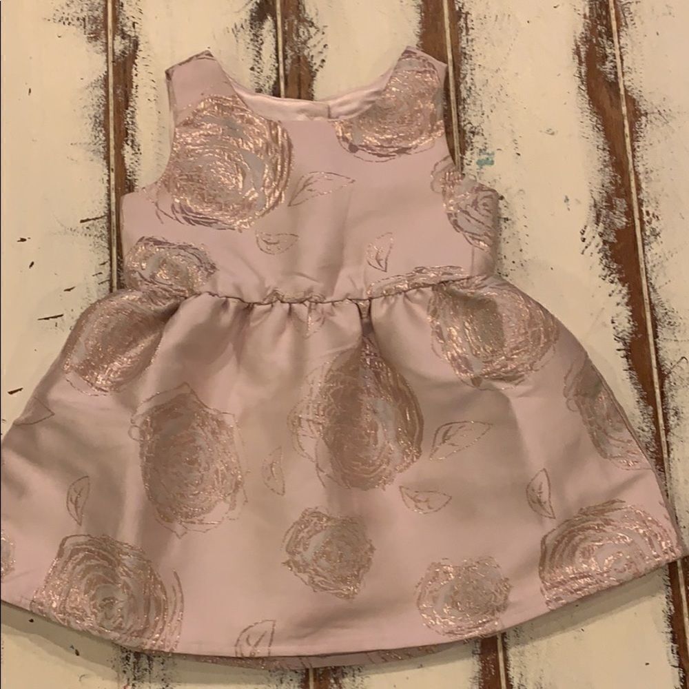 The children’s place rose gold formal dress
